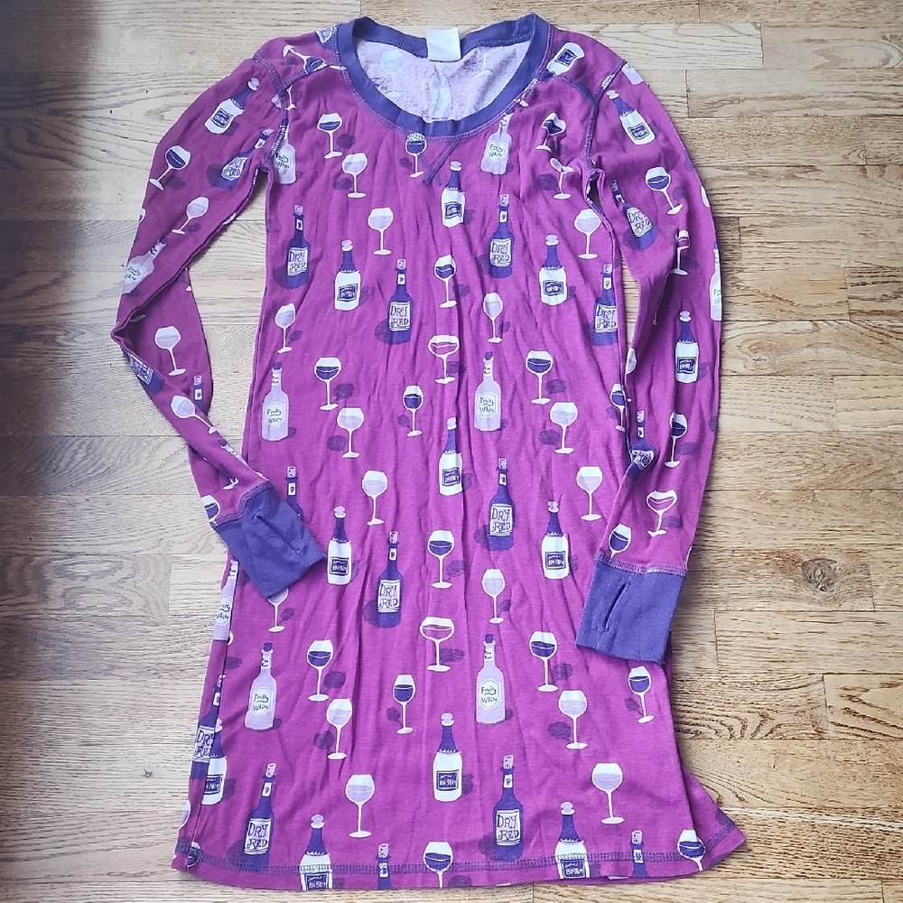 (S) Nite Nite Munki Munki Wine Nighty Novelty Themed Comfy Lounge Girls Night